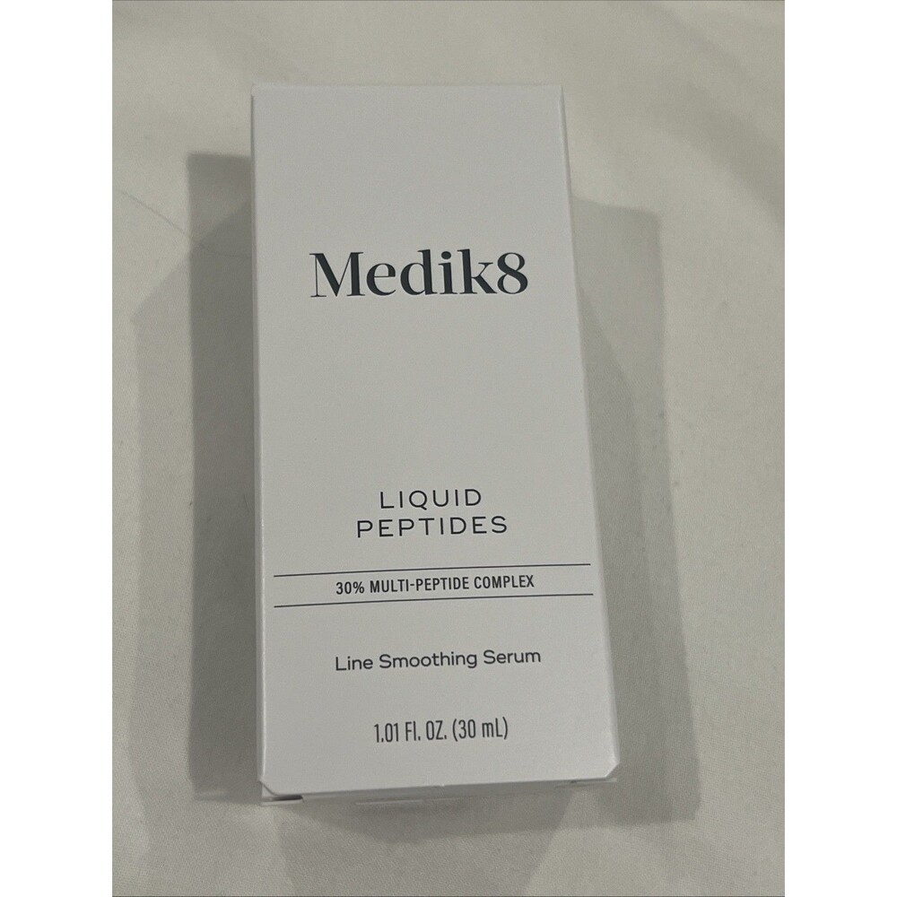 NEW Medik8 Liquid Peptides 30% Multi-Peptide Line Smoothing Serum 1.01 Fl. OZ.
